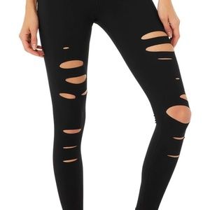 Alo High-Waist Ripped Warrior Legging